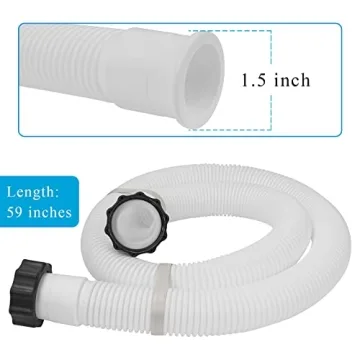 Durable 1.5" Pool Pump Hose for Intex Filter Systems