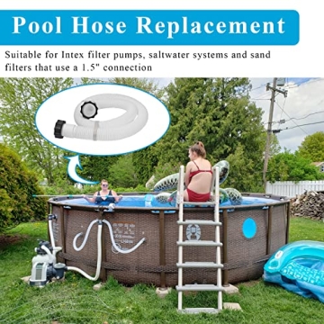 Durable 1.5" Pool Pump Hose for Intex Filter Systems