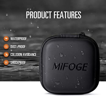 MIFOGE Mini Kalimba Thumb Piano 8Keys Wooden,Exquisite Finger Piano with Lanyard Waterproof Protective Box,Musical Instrument,Gift for Toddler Child Valentines Adult Beginners