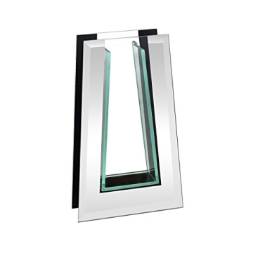 Royal Imports Flower Mirror Glass Vase - 10" Tall Tapered - Decorative Modern Floral Centerpiece Acc...