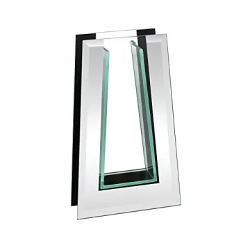 Royal Imports Flower Mirror Glass Vase - 10" Tall Tapered - Decorative Modern Floral Centerpiece Acc...