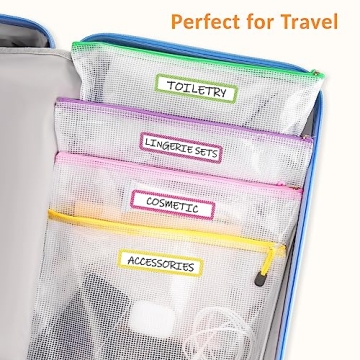 Organize with Sooez Mesh Zipper Pouch Set - 24 Pack,