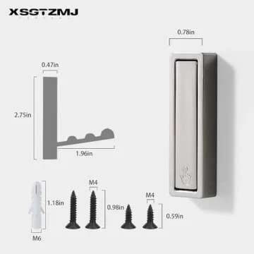 XSGTZMJ Foldable Hooks - Durable Zinc Alloy for Home Use