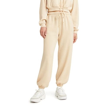 Levi's Women's Laundry Dry Sweatpants, Angora-Natural, Small