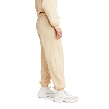 Levi's Women's Laundry Dry Sweatpants, Angora-Natural, Small
