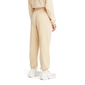 Levi's Women's Laundry Dry Sweatpants, Angora-Natural, Small