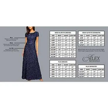 Alex Evenings Women's Petite 3/4 Sleeve Long Dress with Cinched Tie Waist, Taupe Sequin, 12P