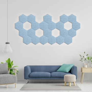 Hexagonal Sound Absorbing Panels - Stylish Noise Reduction Solution