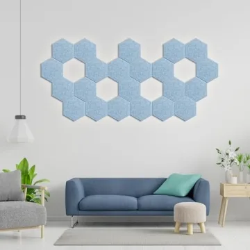 Hexagonal Sound Absorbing Panels - Stylish Noise Reduction Solution