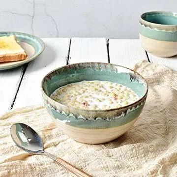 Bosmarlin 26 Oz Ceramic Soup Bowl Set for All Occasions