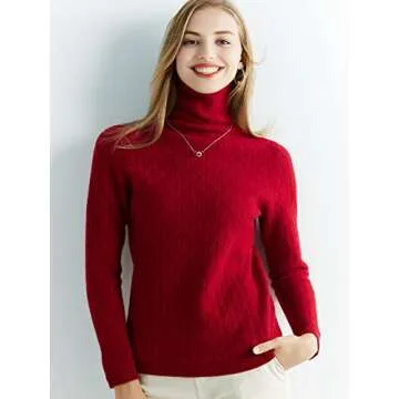 Elegant LINY XIN Merino Wool Sweater for Women - Cozy & Stylish