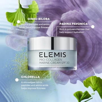 ELEMIS Pro-Collagen Marine Cream with SPF 30, Face Moisturizer with SPF, Moisturizer Face Cream, Hydrating Face Moisturizer for Dry Skin, Best Moisturizer for Aging Skin, Anti Aging Gel Moisturizer