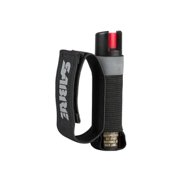 SABRE Runner Defense Spray - 3-in-1 Personal Safety Solution with Reflective Strap