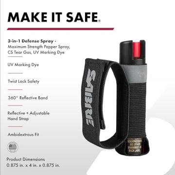 SABRE Runner Defense Spray for Outdoor Safety Essentials