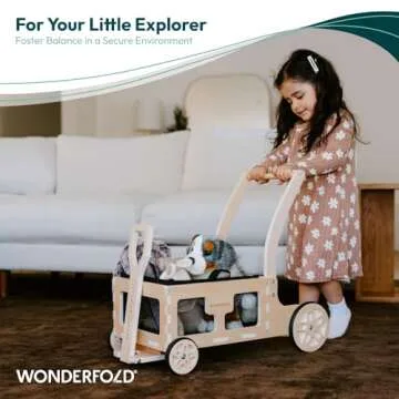 WONDERFOLD Step by Step Wagon Walker for Toddlers