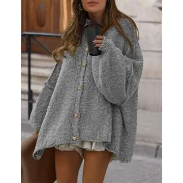 Trendy PRETTYGARDEN Women's Chunky Knit Cardigan