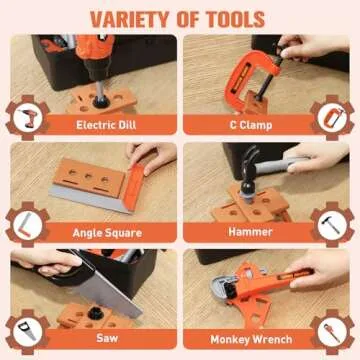 Exciting Kids Tool Set with Drill – 48 pcs Fun Learning