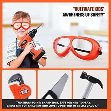 Exciting Kids Tool Set with Drill – 48 pcs Fun Learning