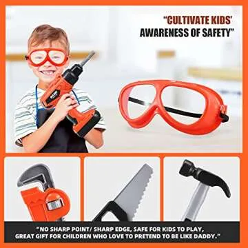 Exciting Kids Tool Set with Drill – 48 pcs Fun Learning