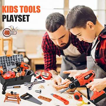 Exciting Kids Tool Set with Drill – 48 pcs Fun Learning