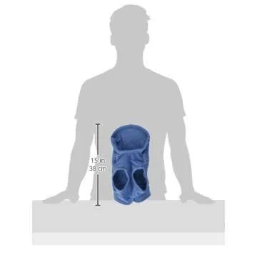 Gooby - Fleece Vest, Small Dog Pullover Fleece Jacket with Leash Ring, Blue, Medium