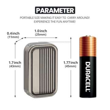 EDC Metal Fidget Slider - Stress Relief Adult's Hand Toys for Office & Desk