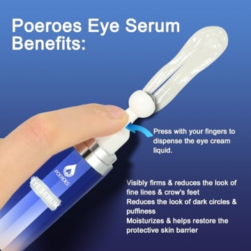 Poeroes Eye Serum with Caffeine and Retinol for Bright Eyes
