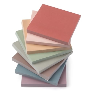 3x3 Sticky Notes Pads in 8 Vibrant Morandi Colors