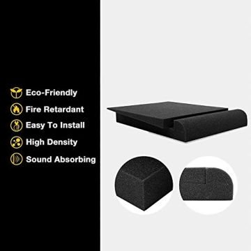 Acoustic Isolation Pads for Studio Monitors 5 Inch