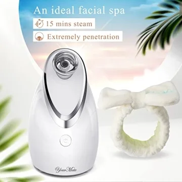 YourMate Nano Ionic Facial Steamer for Home Spa Use