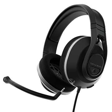 Turtle Beach Recon 500 Multiplatform Gaming Headset for Xbox Series X|S, Xbox One, PS5, PS4, PlayStation, Nintendo Switch, Mobile, & PC with 3.5mm - 60mm Dual Drivers, Memory Foam - Black
