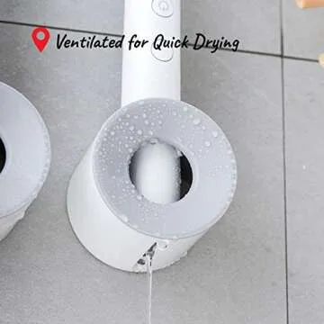 LaLand Electric Toothbrush Holder - Wall Mounted, Space-Saving Design