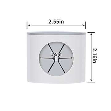 LaLand Electric Toothbrush Holder - Wall Mounted, Space-Saving Design