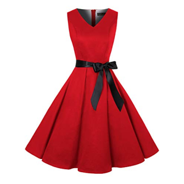 IHOT Vintage Tea Dress Timeless 1950's Floral Style