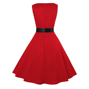 IHOT Vintage Tea Dress Timeless 1950's Floral Style