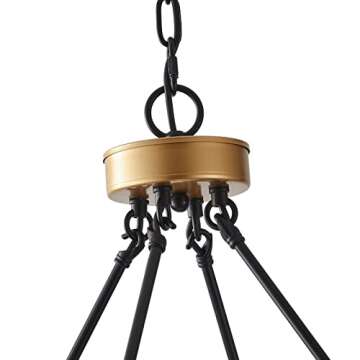 Stunning Aiwen Black Wagon Wheel Chandelier - 28-Light Design