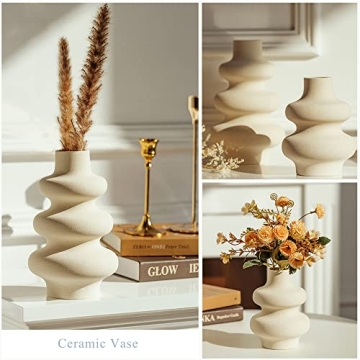Steviieden Modern Ceramic Vases Set - Elevate Your Decor