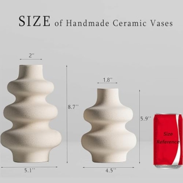Steviieden Modern Ceramic Vases Set - Elevate Your Decor