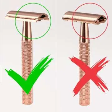 Eco-Friendly Single Blade Safety Razor for Smooth Shaving