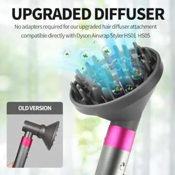 Essential Diffuser for Dyson Airwrap - Fast & Frizz-Free Styling
