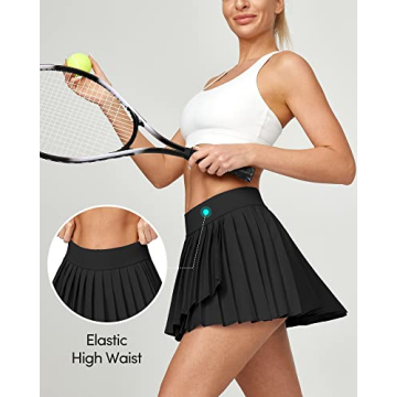 IUGA Pleated Tennis Skirt for Active Women with Pockets