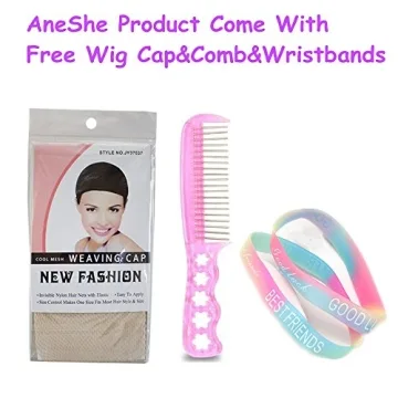 AneShe 28 Inch Long Wavy Synthetic Wig for Cosplay