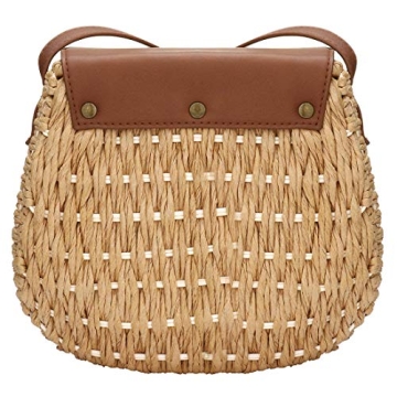 SABARRY Straw Purse Beach Sea Tote Bag Shoulder Bag Handbag