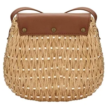 SABARRY Straw Purse Beach Sea Tote Bag Shoulder Bag Handbag