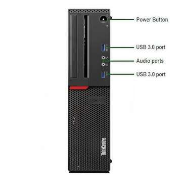 Lenovo ThinkCentre M700 Desktop with 24in Monitor - Efficient Performance