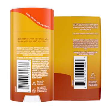 Lume Whole Body Deodorant And Soap - 2.6 Ounce Smooth Solid Stick With 72 Hour Odor Control and 5 Ou...