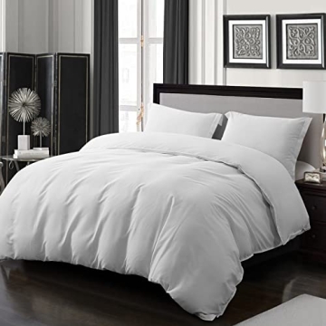 Balichun Microfiber King Size Duvet Cover Set - Soft & Stylish