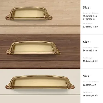 Khtumeware 10 Pack Drawer Pulls - Elegant Cabinet Hardware