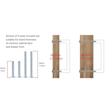 Khtumeware 10 Pack Drawer Pulls - Elegant Cabinet Hardware