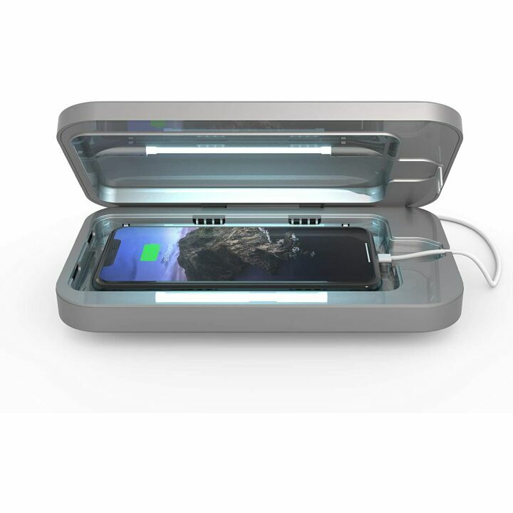 PhoneSoap 3 UV Sanitizer and Charger - Silver